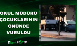 Okul Müdürü Çocuklarının Önünde Vuruldu