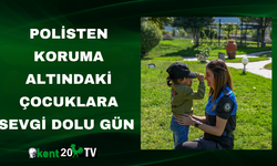 Polisten Koruma Altındaki Çocuklara Sevgi Dolu Gün