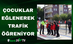 Çocuklar Eğlenerek Trafik Öğreniyor