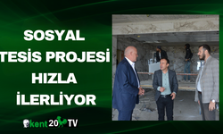 Sosyal Tesis Projesi Hızla İlerliyor