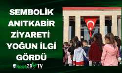 Sembolik Anıtkabir Ziyareti Yoğun İlgi Gördü