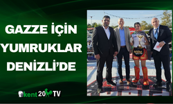 Gazze İçin Yumruklar Denizli’de