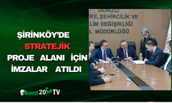 Şirinköy’de Stratejik Proje Alanı İçin İmzalar Atıldı
