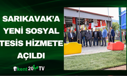 Sarıkavak’a yeni sosyal tesis hizmete açıldı