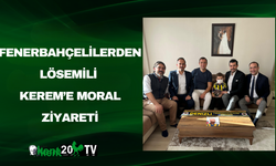Fenerbahçelilerden Lösemili Kerem’e moral ziyareti