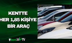 Kentte Her 1,85 Kişiye Bir Araç