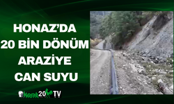 Honaz’da 20 Bin Dönüm Araziye Can Suyu