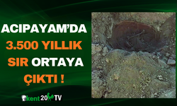 “Acıpayam’da 3.500 Yıllık Sır Ortaya Çıktı”