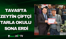 Tavas’ta  Zeytin Çiftçi  Tarla Okulu  Sona Erdi