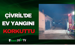 Çivril’de Ev Yangını Korkuttu