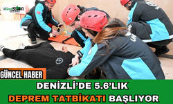 Denizli’de 5.6’lık Deprem Tatbikatı Başlıyor