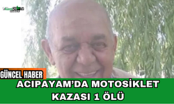 Acıpayam’da Motosiklet Kazası: 1 Ölü