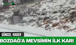 Bozdağ’a Mevsimin İlk Karı