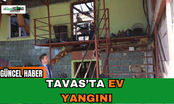 Tavas’ta Ev Yangını