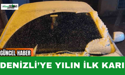 Denizli’ye Yılın İlk Karı
