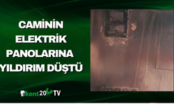 Caminin Elektrik Panolarına Yıldırım Düştü
