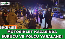 Motosiklet Kazasında Sürücü ve Yolcu Yaralandı