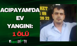 Acıpayam’da Ev Yangını: 1 Ölü