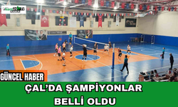 Çal’da Şampiyonlar Belli Oldu