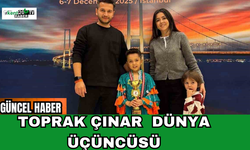 Toprak Çınar Dünya Üçüncüsü