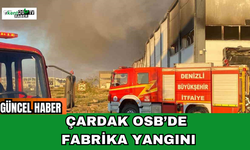 Çardak OSB’de Fabrika Yangını