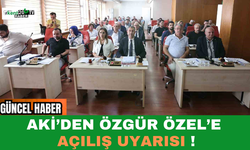 Aki’den Özgür Özel’e Açılış Uyarısı