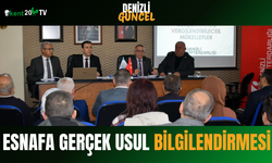 Esnafa Gerçek Usul Bilgilendirmesi