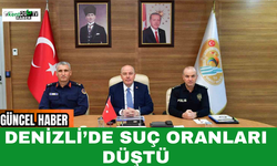 Denizli’de Suç Oranları Düştü