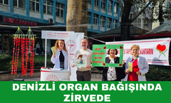 Denizli Organ Bağışında Zirvede