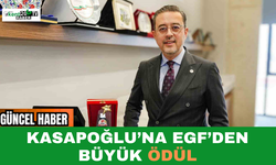Kasapoğlu’na EGF’den Büyük Ödül