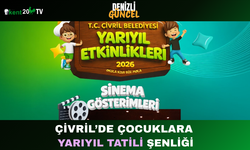 Çivril’de Çocuklara Yarıyıl Tatili Şenliği
