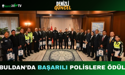 Buldan’da Başarılı Polislere Ödül
