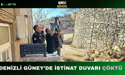 Denizli Güney’de İstinat Duvarı Çöktü