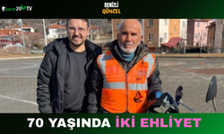 70 Yaşında İki Ehliyet