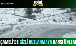 Çameli’de Gizli Buzlanmaya Karşı Önlem