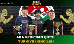 Aka Spor’dan Çifte Türkiye İkinciliği