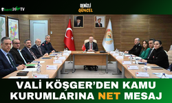 Vali Köşger’den Kamu Kurumlarına Net Mesaj