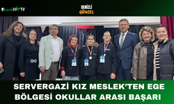 Servergazi Kız Meslek’ten Ege Bölgesi Okullar Arası Başarı