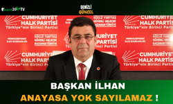 Başkan İlhan: Anayasa Yok Sayılamaz