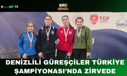 Denizlili Güreşçiler Türkiye Şampiyonası’nda Zirvede
