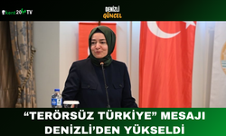 “Terörsüz Türkiye” Mesajı Denizli’den Yükseldi