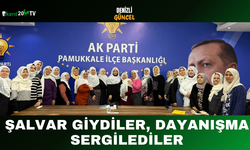 Şalvar Giydiler, Dayanışma Sergilediler