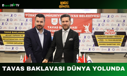 Tavas Baklavası Dünya Yolunda