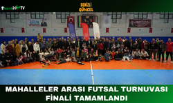 Mahalleler Arası Futsal Turnuvası Finali Tamamlandı