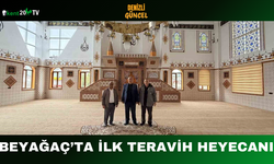 Beyağaç’ta İlk Teravih Heyecanı