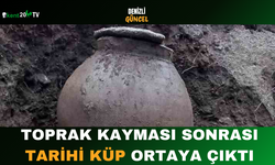 Toprak Kayması Sonrası Tarihi Küp Ortaya Çıktı