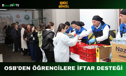 OSB’den Öğrencilere İftar Desteği