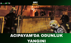 Acıpayam’da Odunluk Yangını