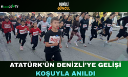 Denizli’de Atatürk Yol Koşusu