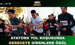 Atatürk Yol Koşusunda Dereceye Girenlere Ödül